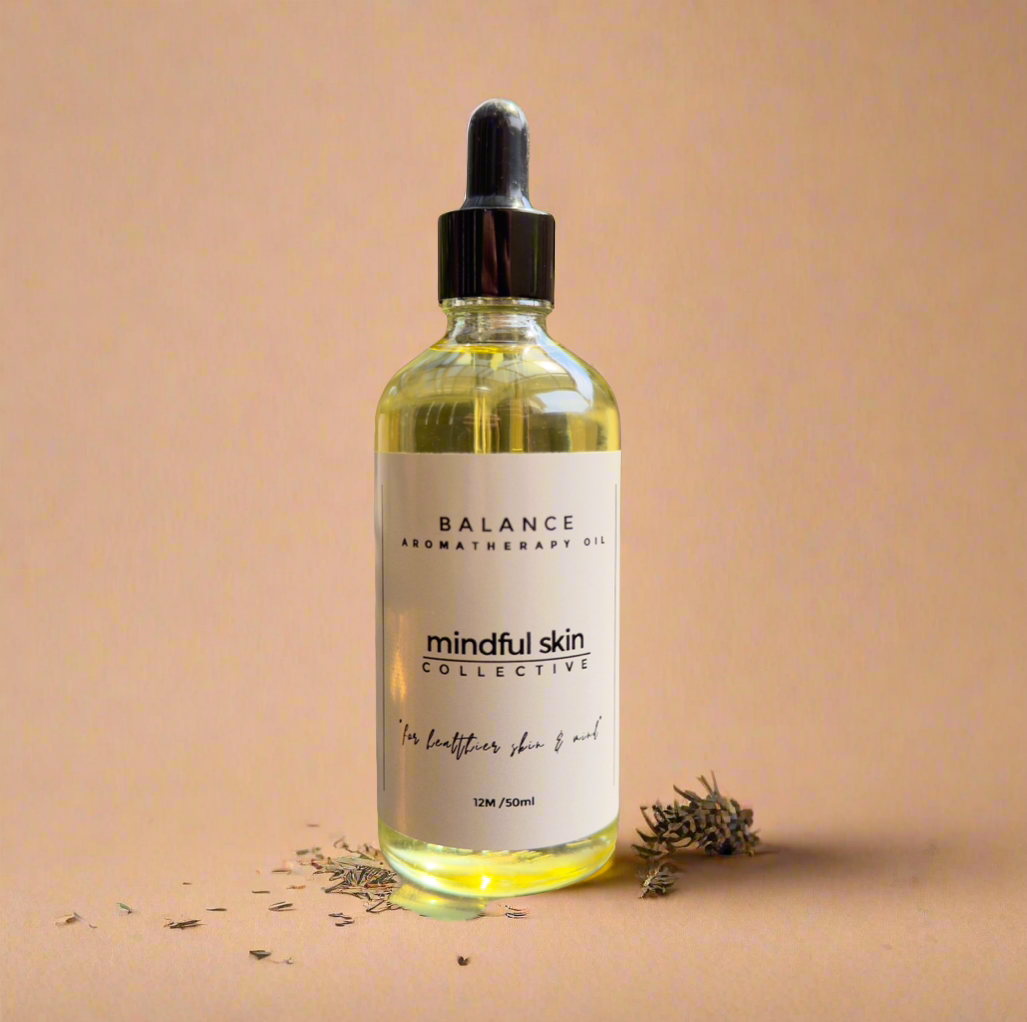 Aromatherapy body oil balance 