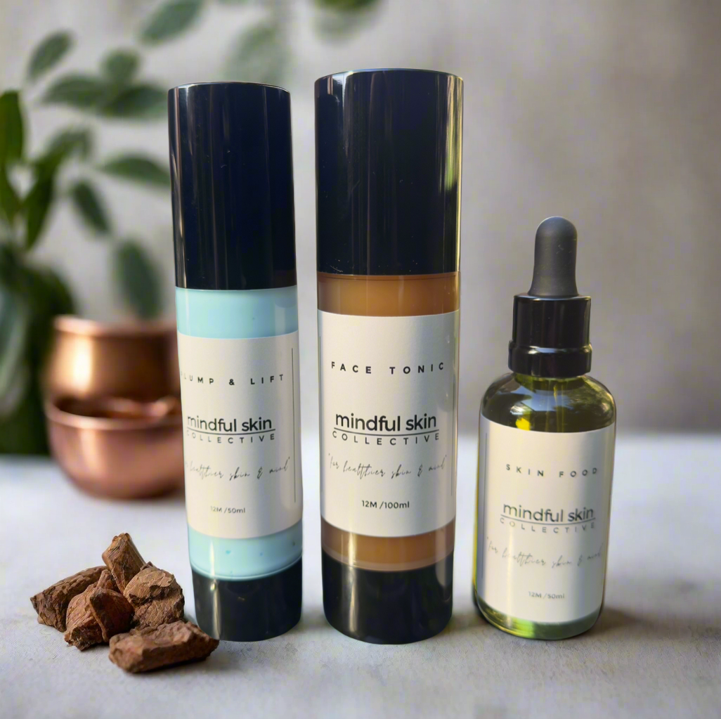 Collagen, hyaluronic acid vitamin c and skin oil complete restorative skin treatment 