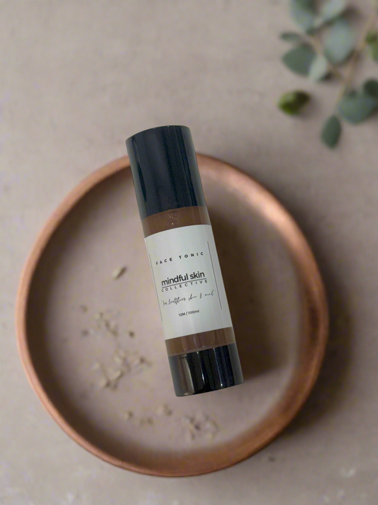 Mindful Skin Face Tonic with Kakadu Plum and Hyaluronic Acid — hydrating, brightening, and calming facial serum for refreshed, radiant skin.